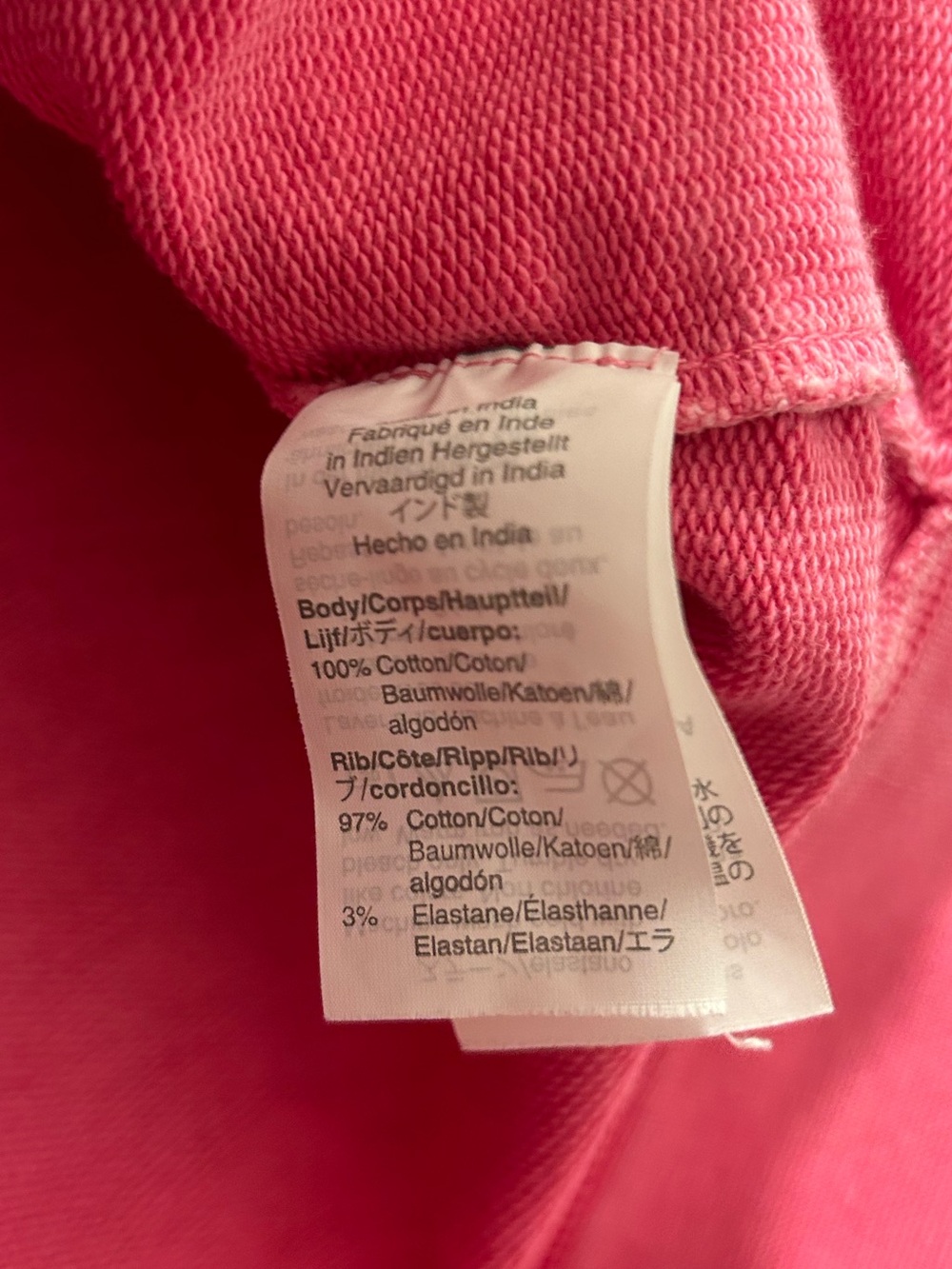 J.Crew Garment-Dyed Crewneck Sweatshirt Pink XS Relaxed Fit 100% Cotton - Picture 5 of 7